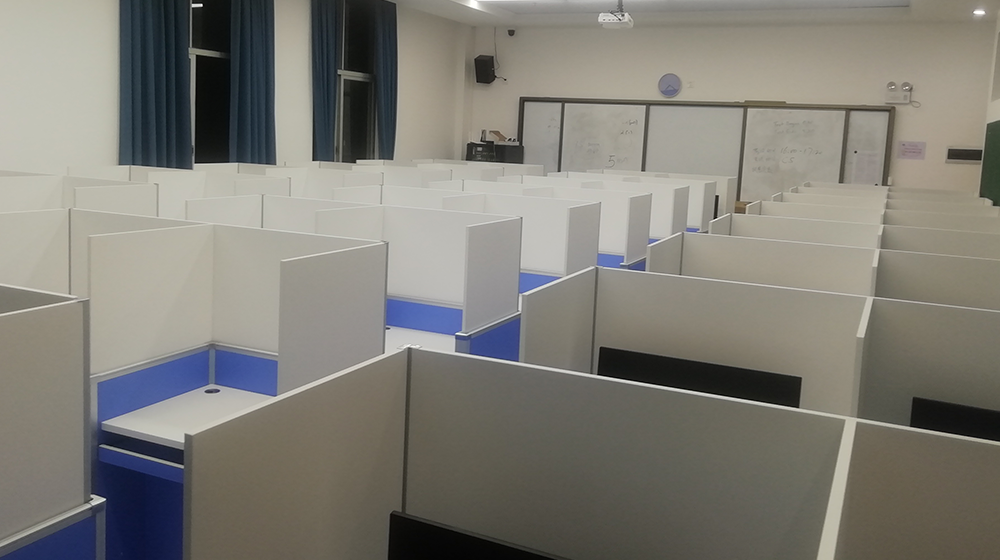 升降屏风电脑桌