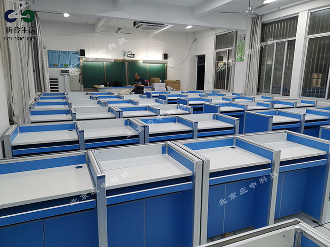 北京首都师范大学附属中学升降屏风考试桌